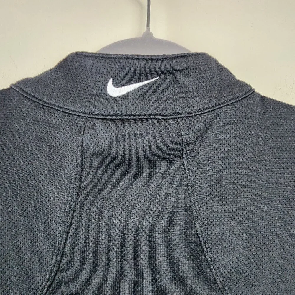Nike men sz  XXL black half zip long sleeve activewear top